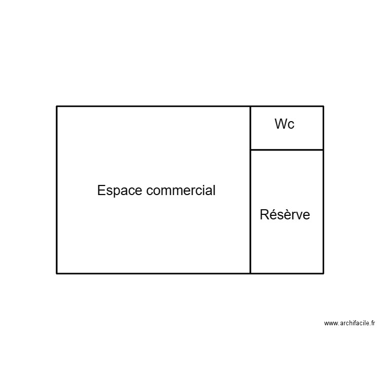 LOCTUDY TELLEZ. Plan de 3 pièces et 14 m2