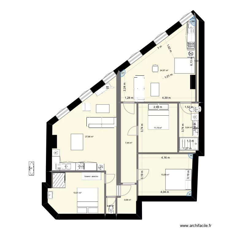 VICTOR HUGO la je reflechis. Plan de 10 et 108 m² VICTOR HUGO la je reflechis. Plan de 10 et 108 m²