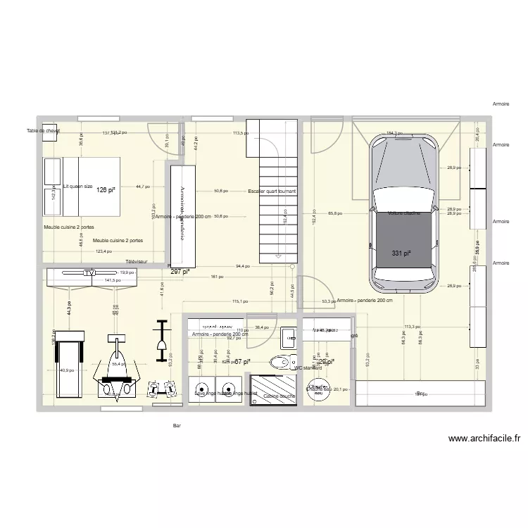Plan sou-sol 4. Plan de 