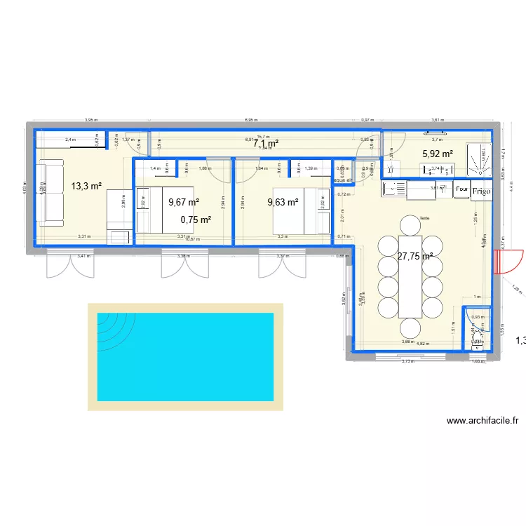 EXTENSION TAUSSAT 2. Plan de 