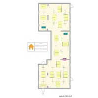 MAIRIE DU RAINCY ECOLE ELEMENTAIRE LA FONTAINE REFECTOIRE