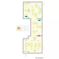 MAIRIE DU RAINCY ECOLE ELEMENTAIRE LA FONTAINE REFECTOIRE