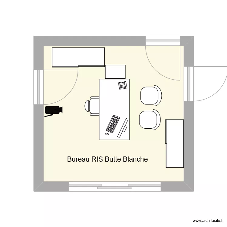 Bureaux Butte Blanche. Plan de 