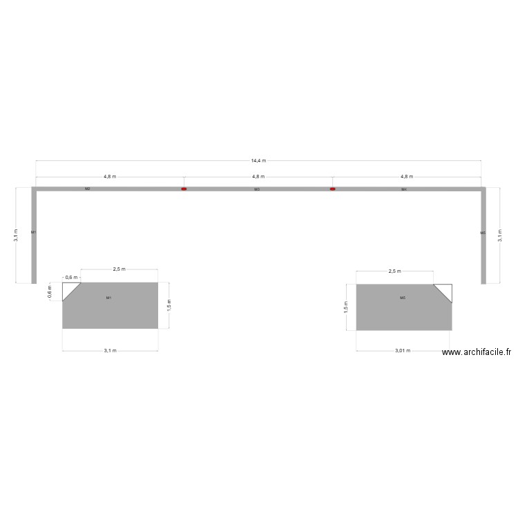 logettes 2 belle des prés. Plan de 0 pièce et 0 m2