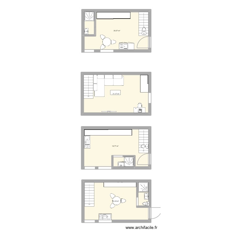 plan merzer RDC. Plan de 0 pièce et 0 m2