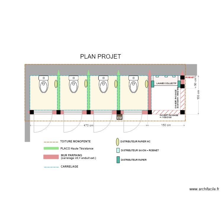 ECOLE VILLENEUVE (plan projet). Plan de 0 pièce et 0 m2