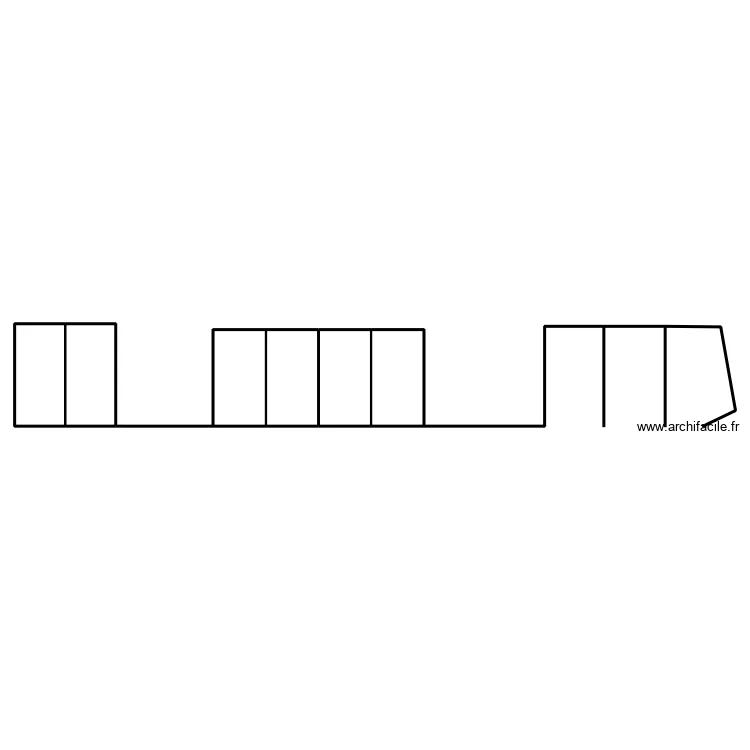 Parking Carle Hebert. Plan de 6  et 142 m²