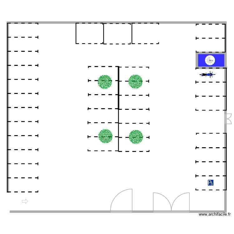 parking du devant. Plan de 0 pièce et 0 m2 parking du devant. Plan de 0 pièce et 0 m2