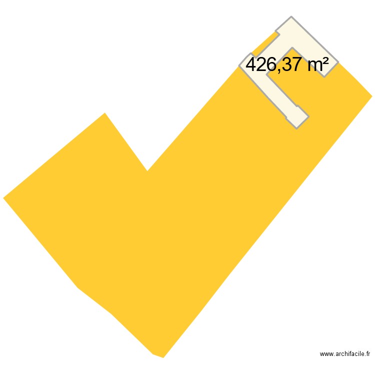 Plan maison 3. Plan de 1 pièce et 426 m2