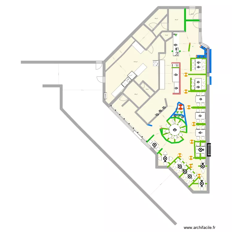 Restaurant Sushi World Entrée 20240921. Plan de Restaurant Sushi World Entrée 20240921. Plan de