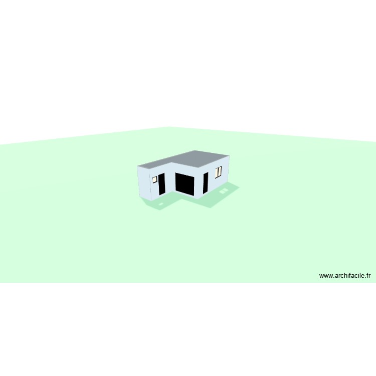 garage. Plan de 0 pièce et 0 m2