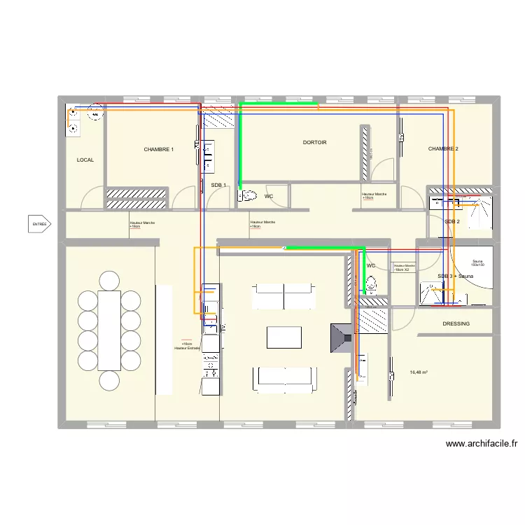 LouBercail-R&eacute;seauEau. Plan de 