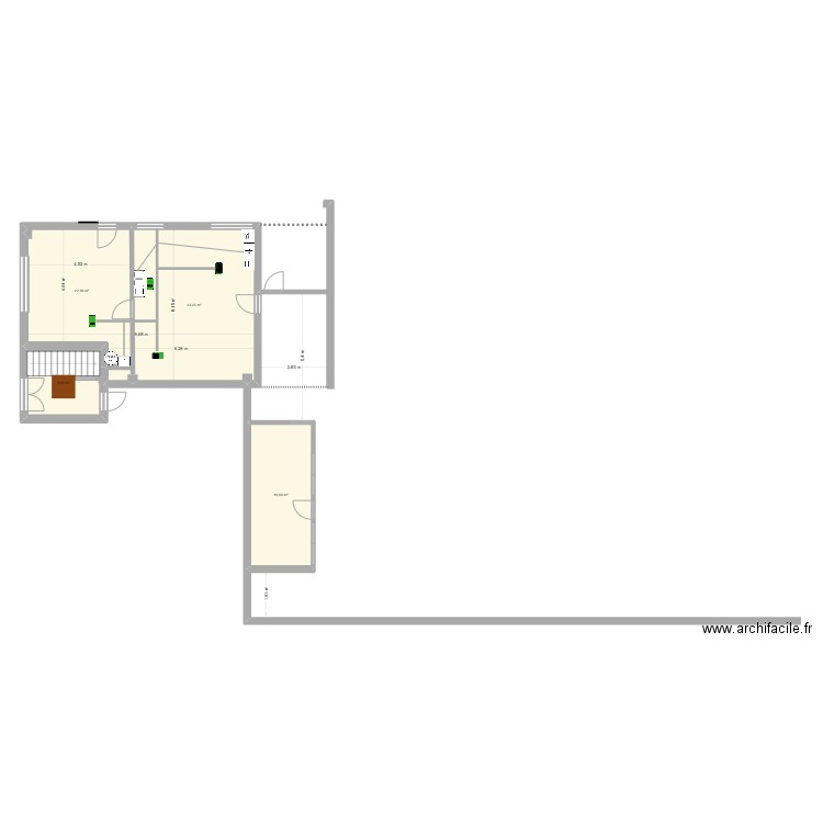 mon plan_1. Plan de 3 pièces et 64 m2