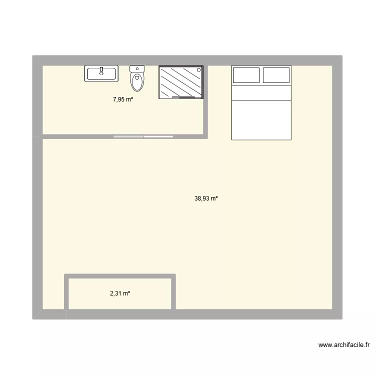 pernety. Plan de 8  et 148 m²