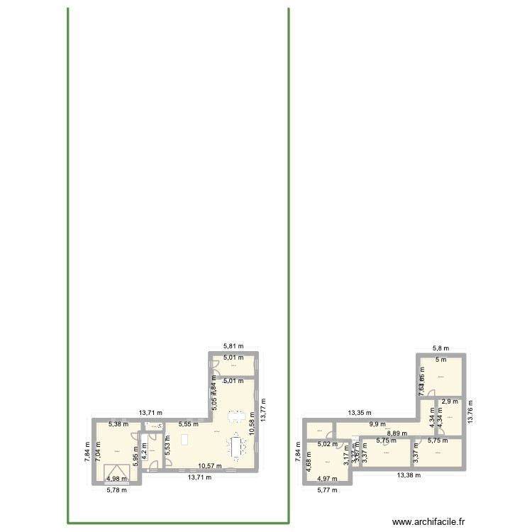 plan 1 wannebecq. Plan de 0 pièce et 0 m2