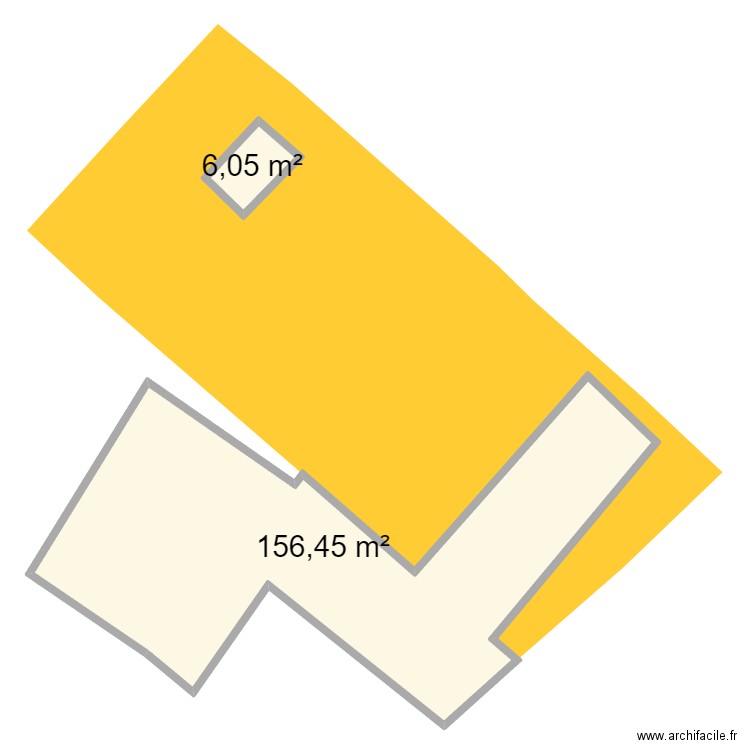 CADASTRE1. Plan de 2 pièces et 163 m2