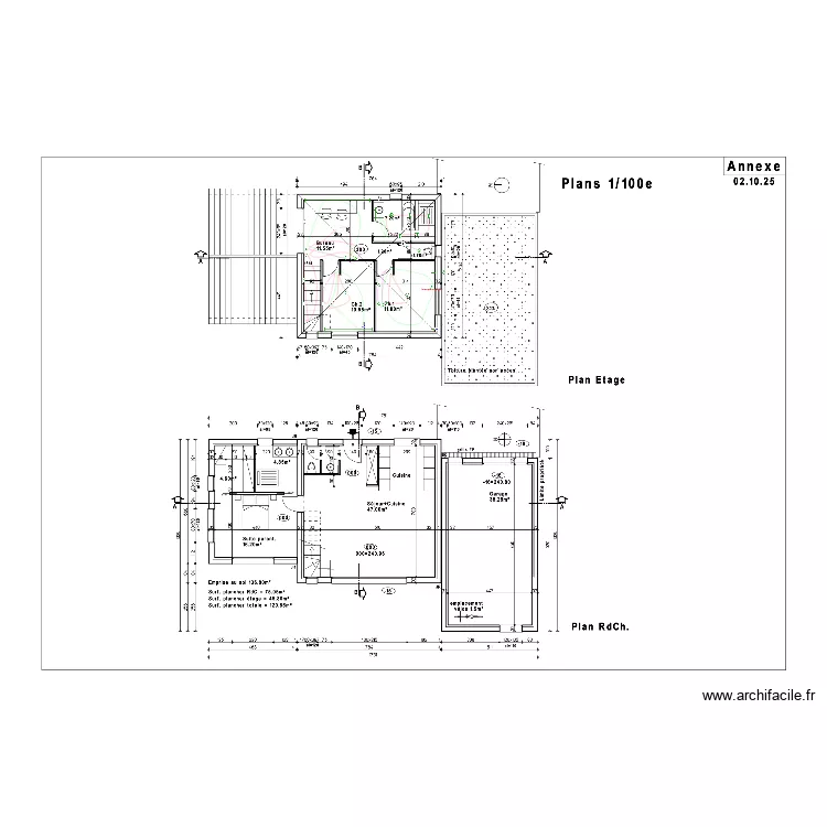 etage mais2 elec. Plan de 