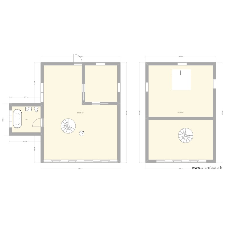 Test 1. Plan de 0 pièce et 0 m2