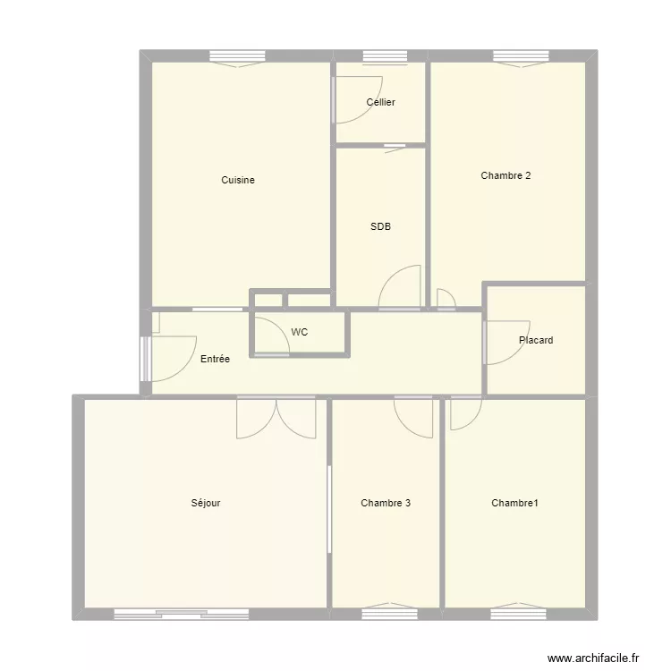 APPART HUGO. Plan de APPART HUGO. Plan de