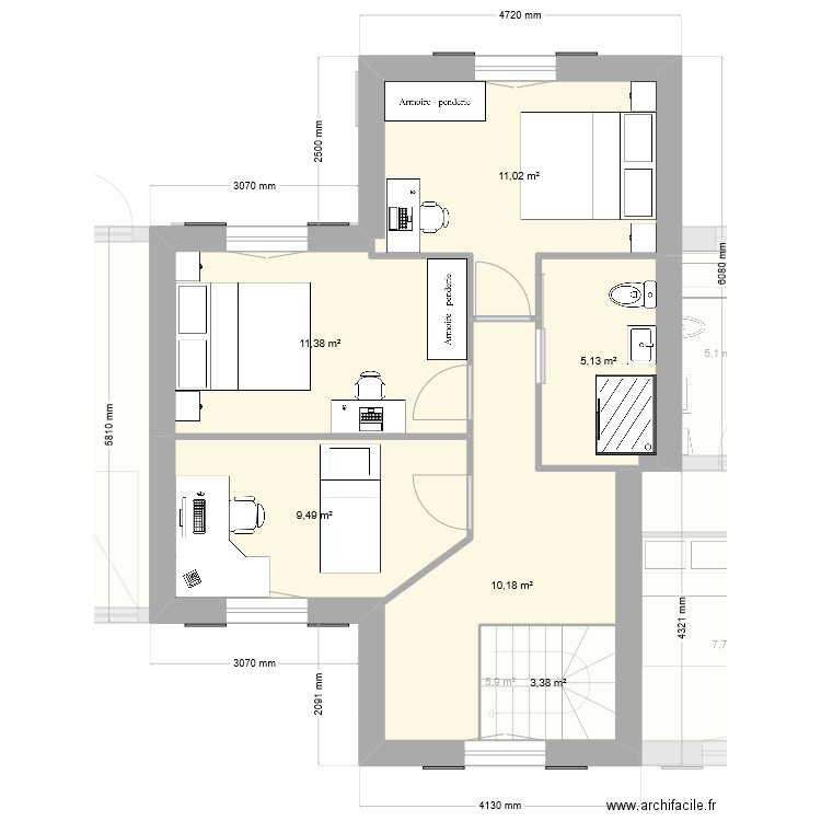 projet 4b. Plan de 0 pièce et 0 m2