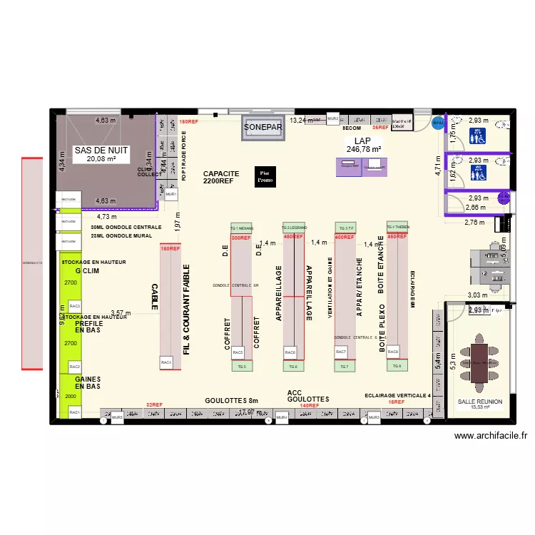 PIERRELATTE MG V5 AVEC ORANGE GEGE. Plan de 5 pièces et 292 m²