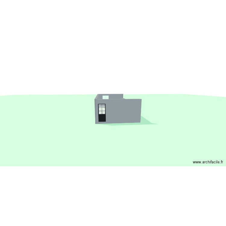 garage3. Plan de 1 pièce et 47 m2