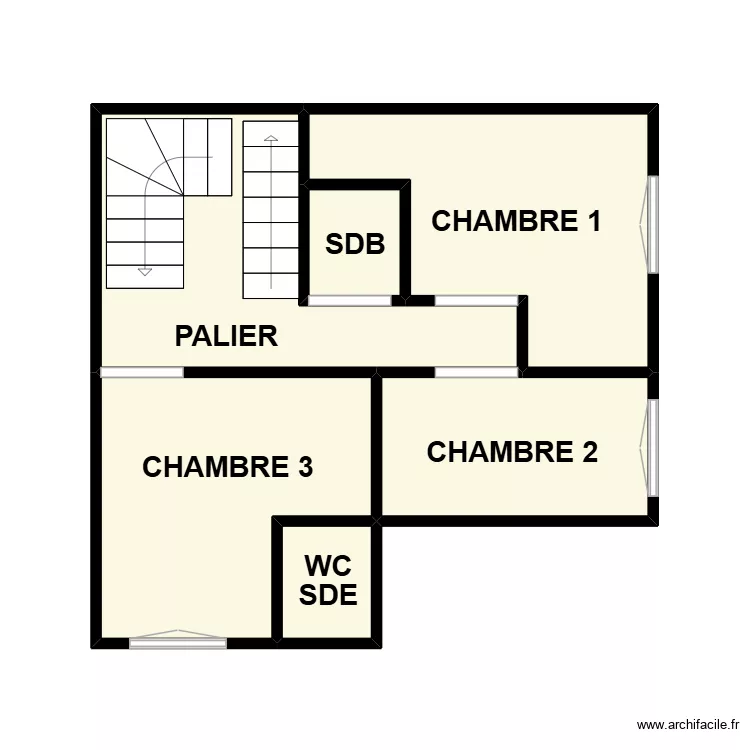 HAMON 1ER. Plan de 6 et 26 m² HAMON 1ER. Plan de 6 et 26 m²