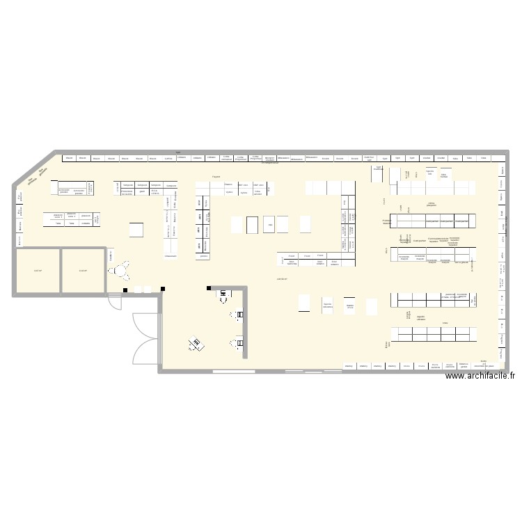St Romain en Viennois. Plan de 3 pièces et 458 m2