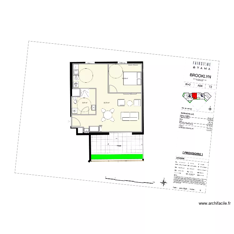 A04 reversibilit&eacute;. Plan de 