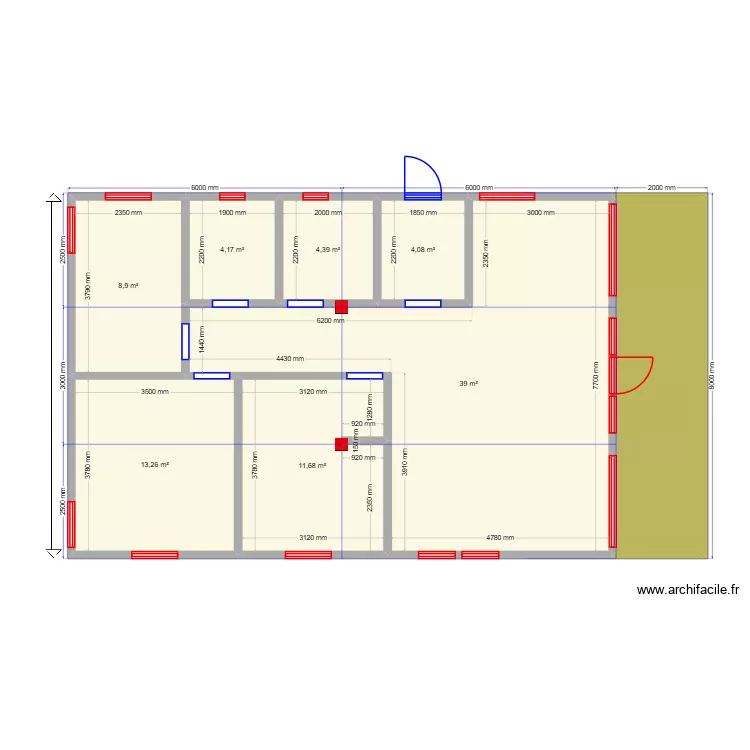 Чехов 6м. Plan de 