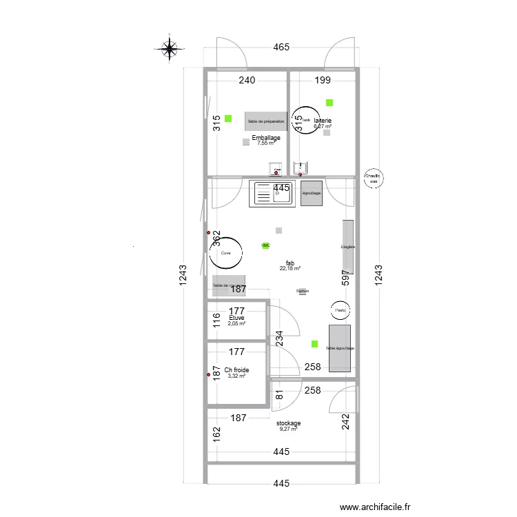 Julien Brodard. Plan de 