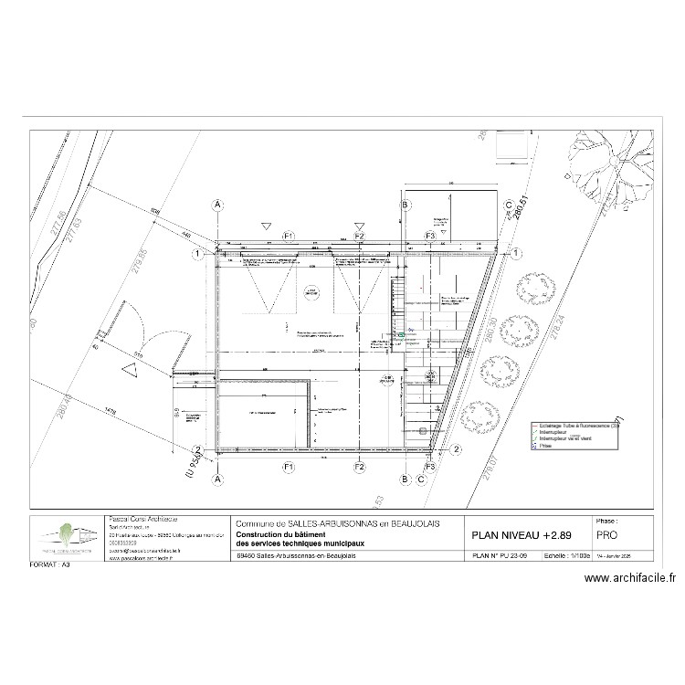 ELECTRICITE 1ER ETAGE. Plan de 0 pièce et 0 m2