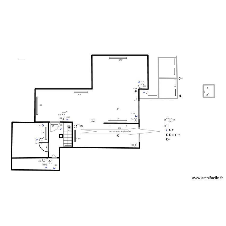 BLC Cave Garage box. Plan de 0 pièce et 0 m2 BLC Cave Garage box. Plan de 0 pièce et 0 m2