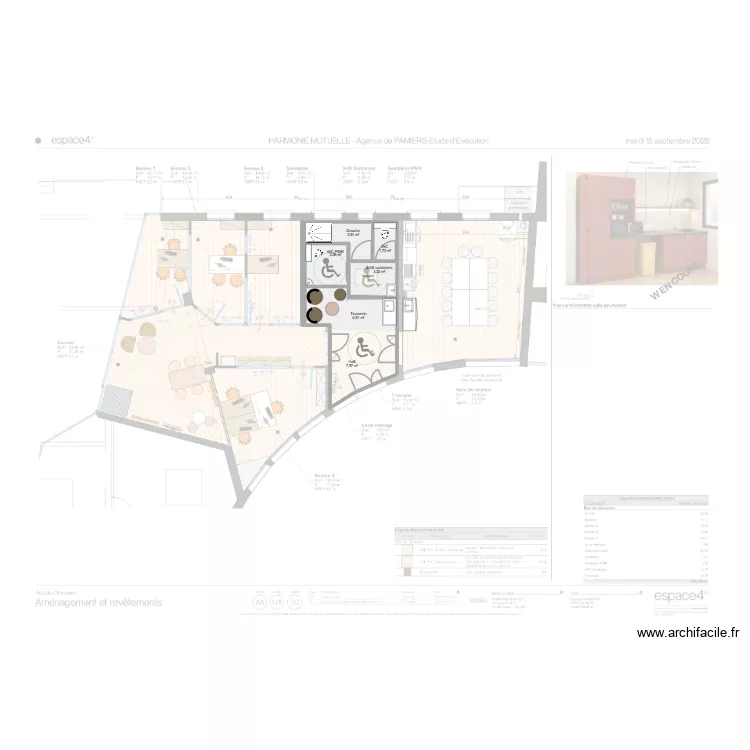 Pamiers v21. Plan de 7 Pièces et 26 m²