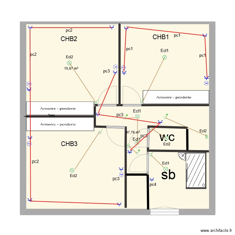 PLAN 3. Plan de 0 pièce et 0 m2