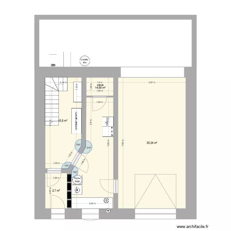 1er plan rdc. Plan de 1er plan rdc. Plan de