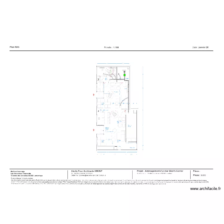 LAMORLAYE - VMC. Plan de 