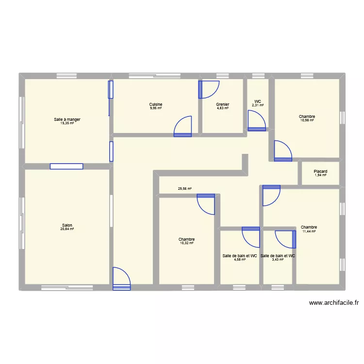 Maison v3. Plan de 12 et 126 m² Maison v3. Plan de 12 et 126 m²