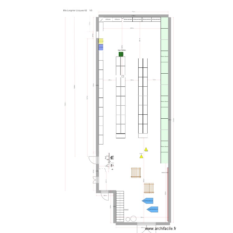 ETS LORGNIER LICQUES 62  V3. Plan de 0 pièce et 0 m2