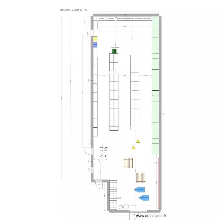 ETS LORGNIER LICQUES 62  V3. Plan de 