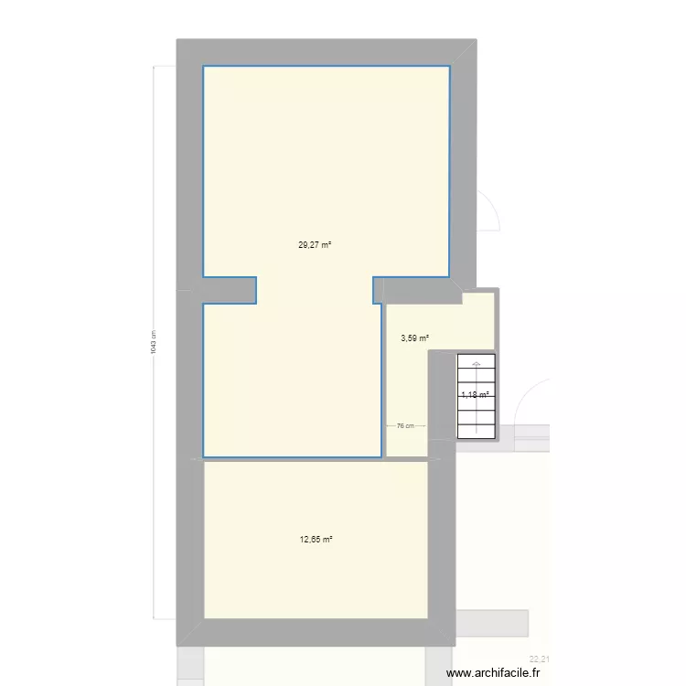 boiteux. Plan de 