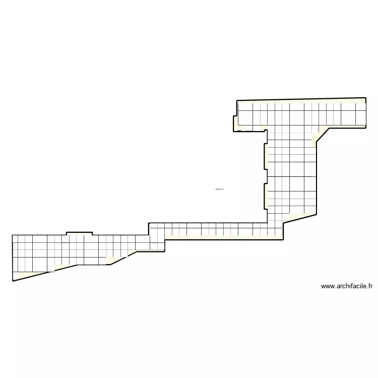CHANOIT CALEP choix trois. Plan de 1  et 102 m²