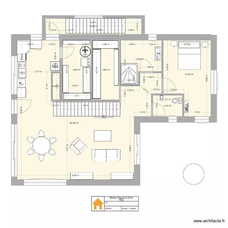 maisonV14. Plan de 