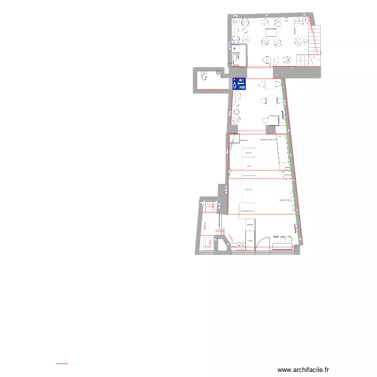 Saint Jean Villemur mat&eacute;riels Test. Plan de 