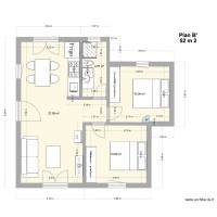 Pallier plan B 51 m2