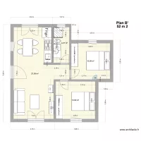 Pallier plan B 51 m2