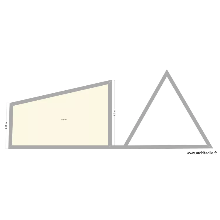 maisonA. Plan de 1 et 48 m² maisonA. Plan de 1 et 48 m²