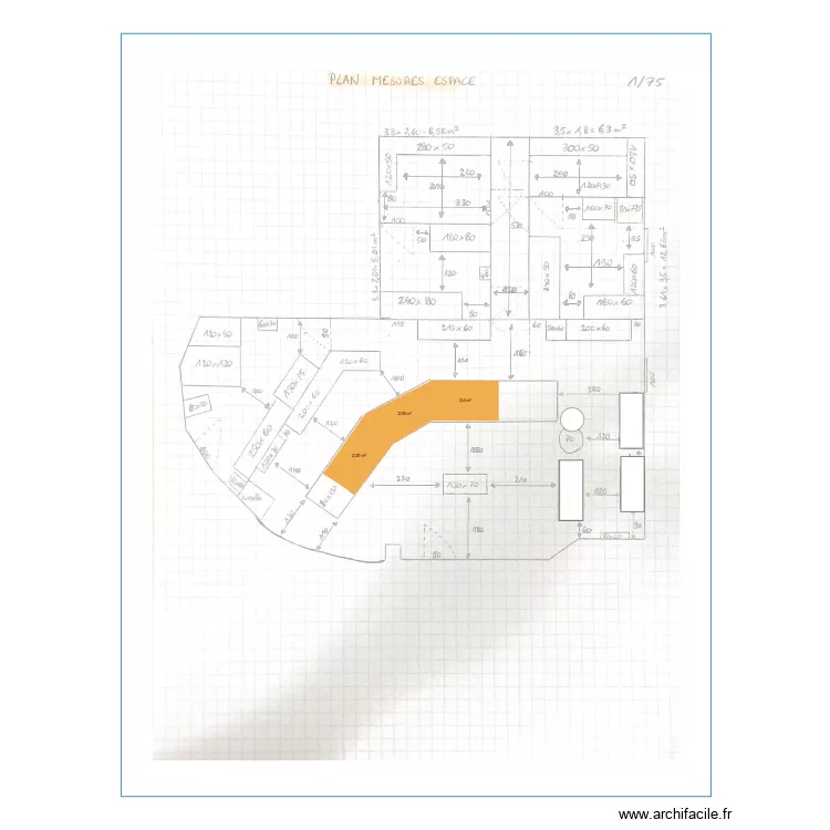 VERDOIRE. Plan de 