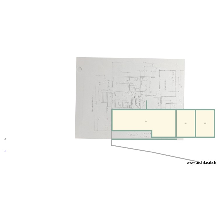 PLAN GARAGE DEUX ÉTAGES. Plan de 3 pièces et 114 m2