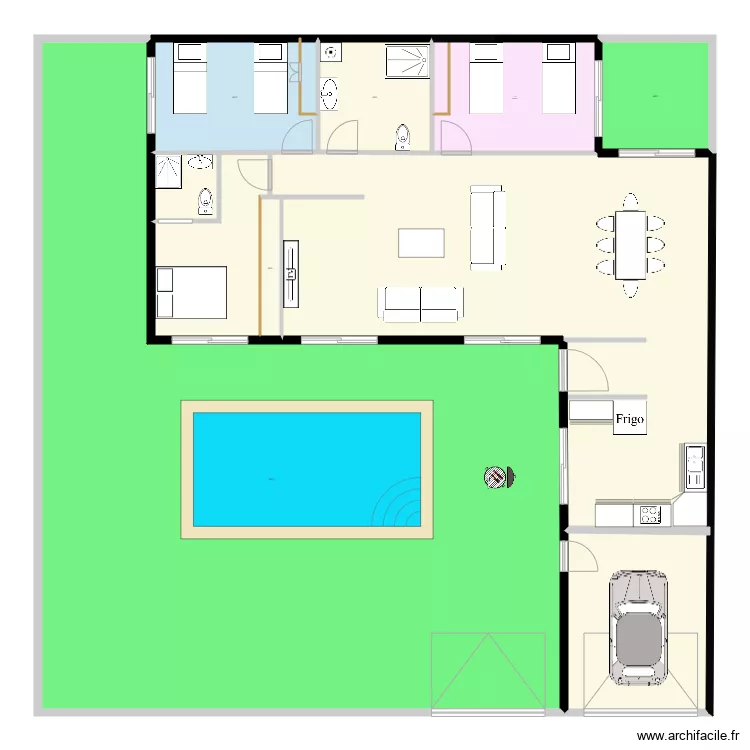 plan villebon 116m2 nouv amenag&eacute;. Plan de 
